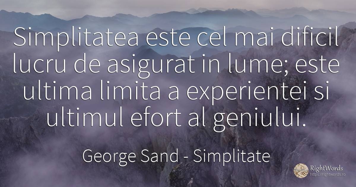 George Sand Citat